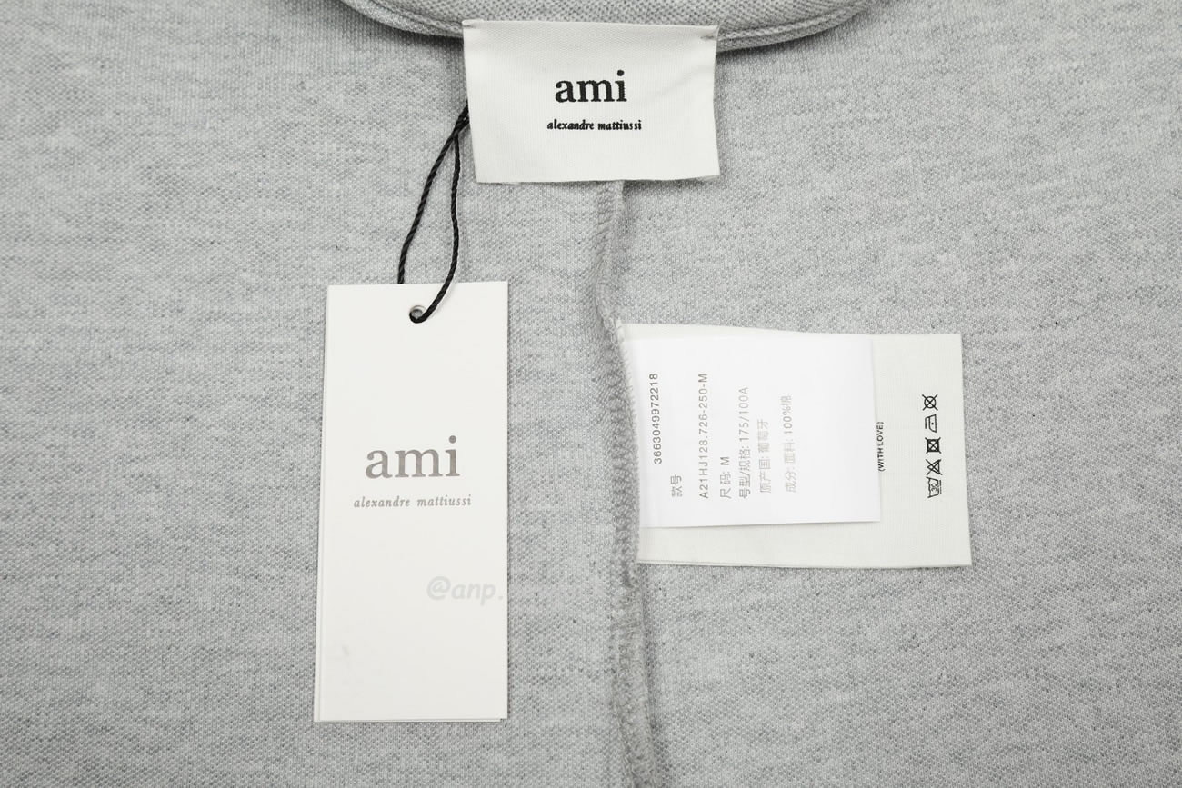 Ami Paris De Coeur Polo Shirt (4) - www.newkick.vip